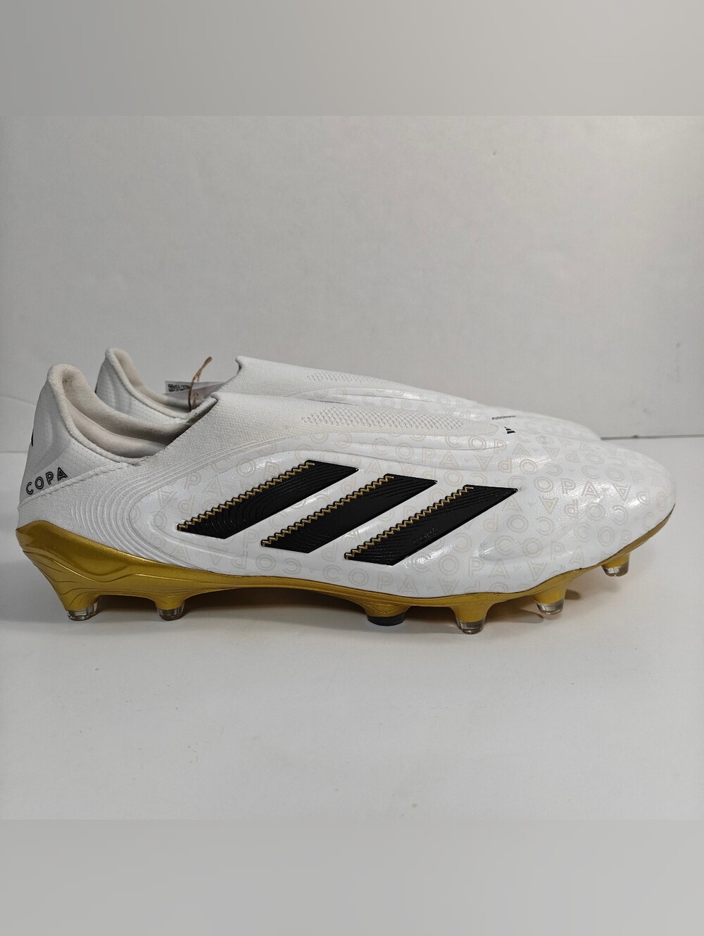 Adidas Size 12 Men Copa Pure 3 Elite Laceless FG Soccer Cleats Shoes JH6301